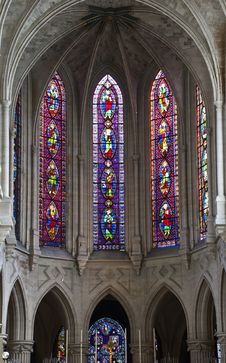 Church Of Abbey Of Saint-Germain, Paris Royalty Free Stock Photography Church Of Abbey Of Saint-Germain, Paris Royalty Free Stock Photography