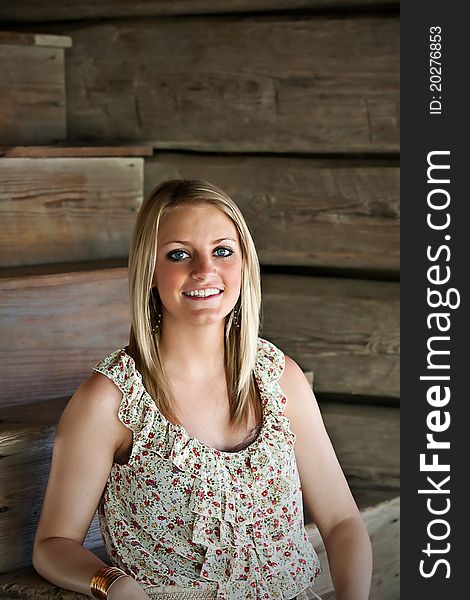 Portrait of beautiful smiling teenage girl. Portrait of beautiful smiling teenage girl.