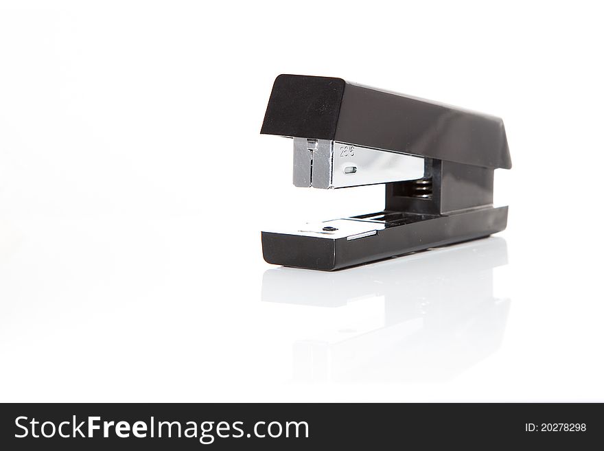 A stapler isolated on a white background