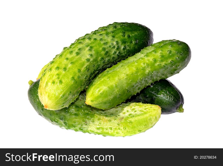 Young cucumbers