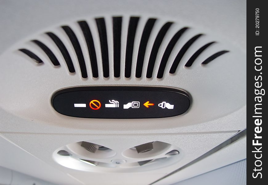 Overhead console in the modern passenger aircraft