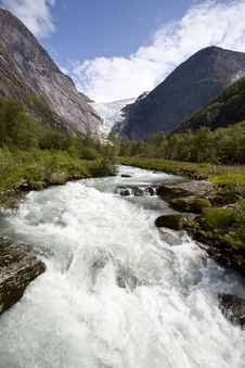 Norway Mountain Landscape Royalty Free Stock Photos Norway Mountain Landscape Royalty Free Stock Photos