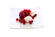 Ice Cream With Berries Stock Photo Ice Cream With Berries Stock Photo