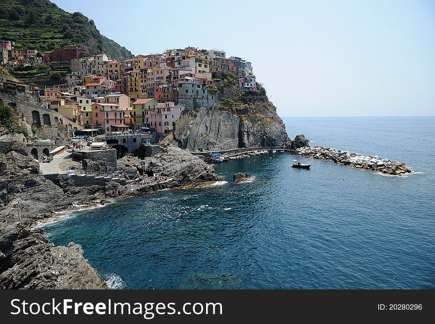 Manorola, one of the stunningly beautiful Italian Cinque Terre villages and a UNESCO world heritage site. Manorola, one of the stunningly beautiful Italian Cinque Terre villages and a UNESCO world heritage site.