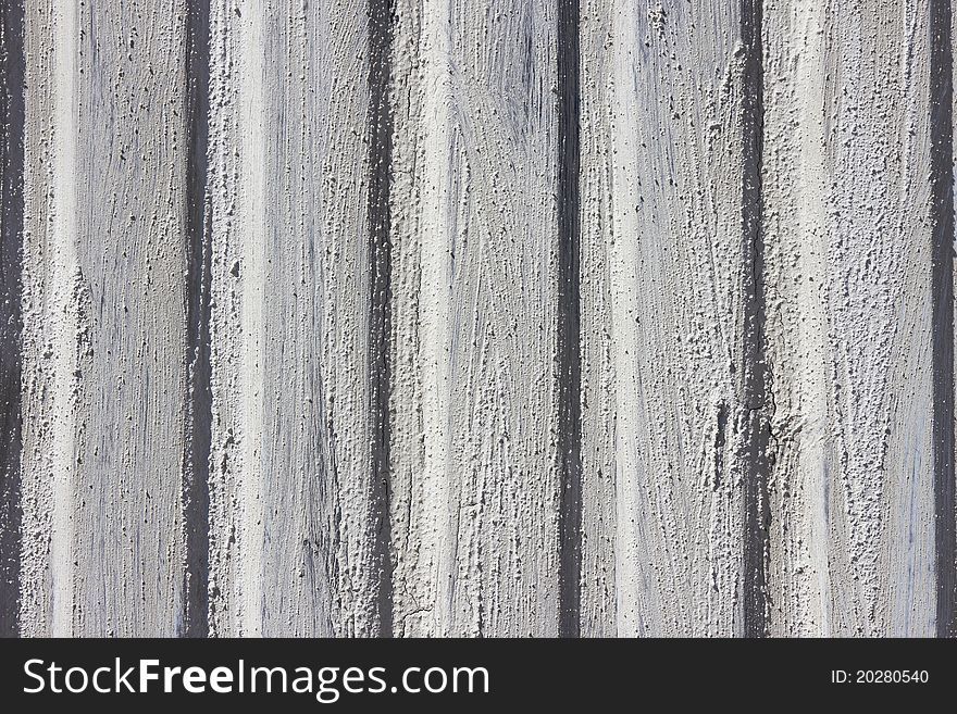 Cement On Metal Wall
