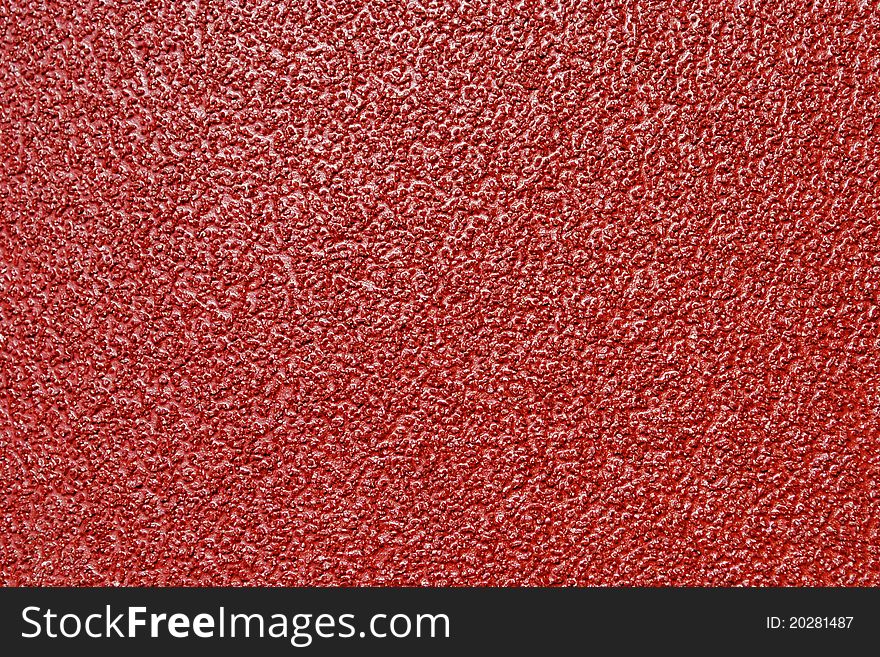 Red Sheet Of Sand Paper