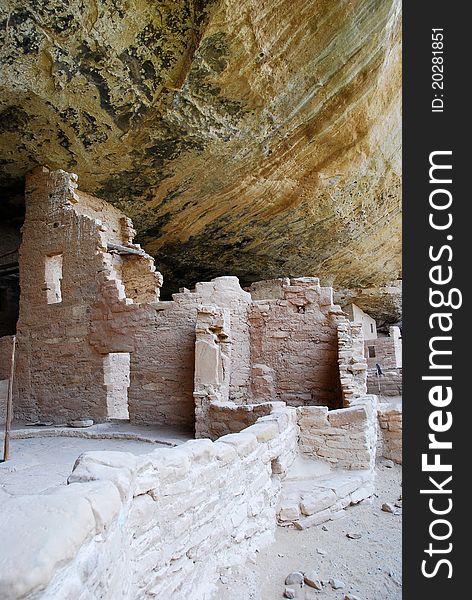 Mese Verde located in the Mesa Verde National Park Colorado USA