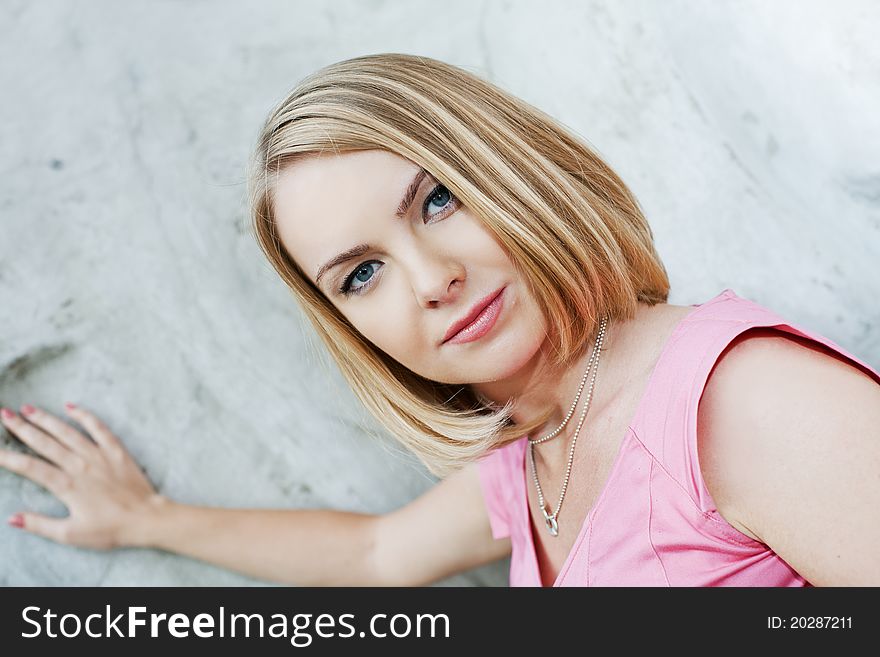 Portrait Of Beautiful Young Woman