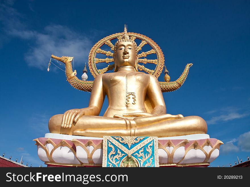 Big buddha landmark of Samui island