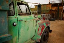 Rusty Old Truck With Patches Of Paint Royalty Free Stock Photography Rusty Old Truck With Patches Of Paint Royalty Free Stock Photography