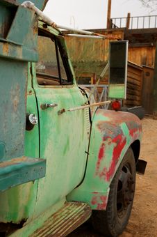 Rusty Old Truck With Patches Of Paint Royalty Free Stock Images Rusty Old Truck With Patches Of Paint Royalty Free Stock Images