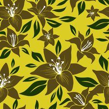 Seamless Floral Pattern Stock Images