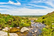 Wooden Footbridge Over A Beck Royalty Free Stock Photos Wooden Footbridge Over A Beck Royalty Free Stock Photos