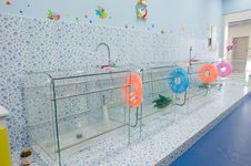 Baby Swimming Bath Stock Photography Baby Swimming Bath Stock Photography