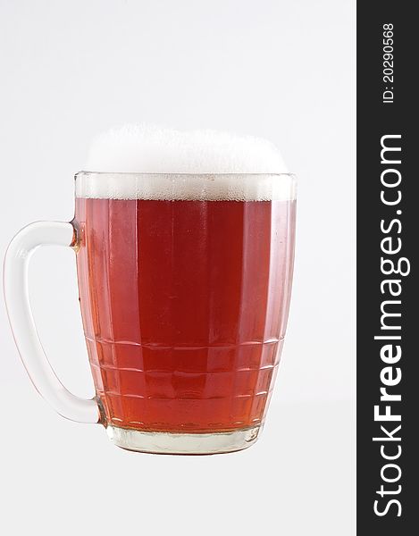 Beer mug isolated on a white background