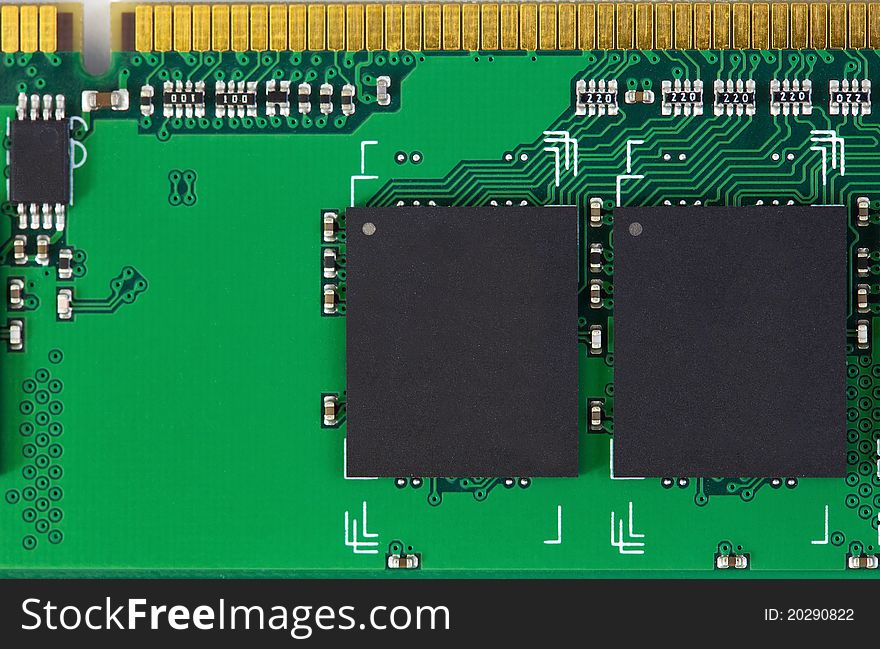 Random Access Memory chip macro. Random Access Memory chip macro.