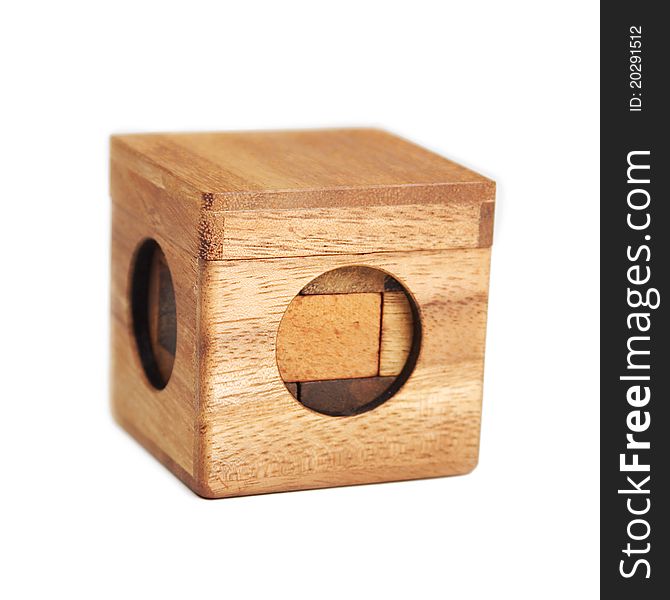 Wooden Cube Puzzle