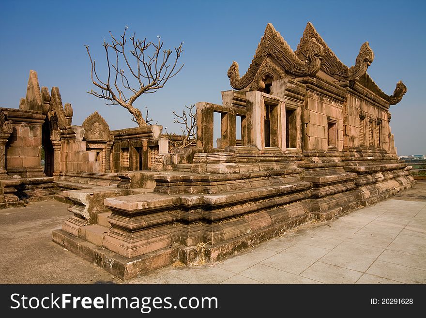 Ancient city in Ayutthaya Thailand