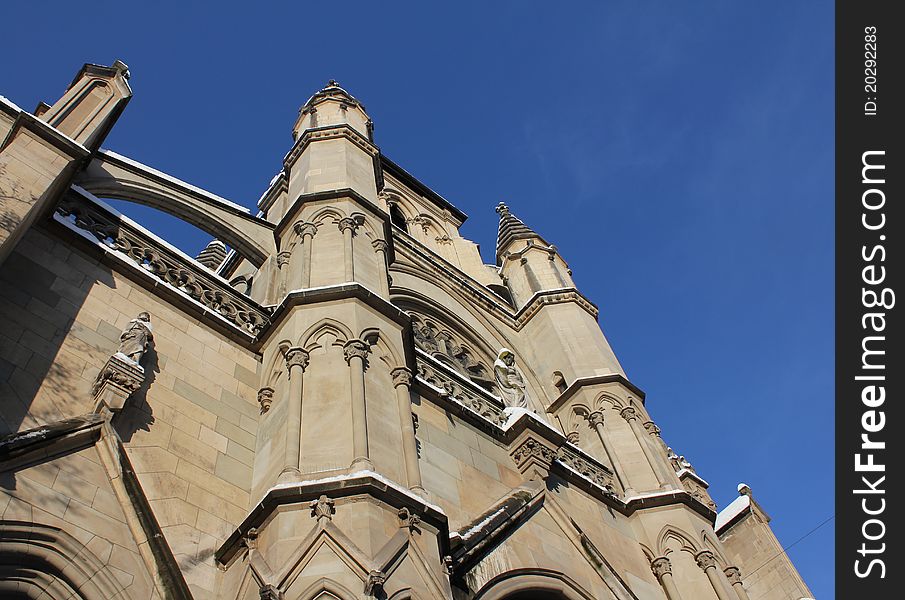 Notre-Dame basilica, Geneva, Switzerland. Notre-Dame basilica, Geneva, Switzerland