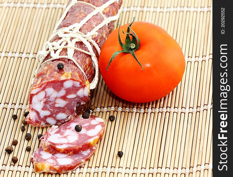 Salami with Tomato