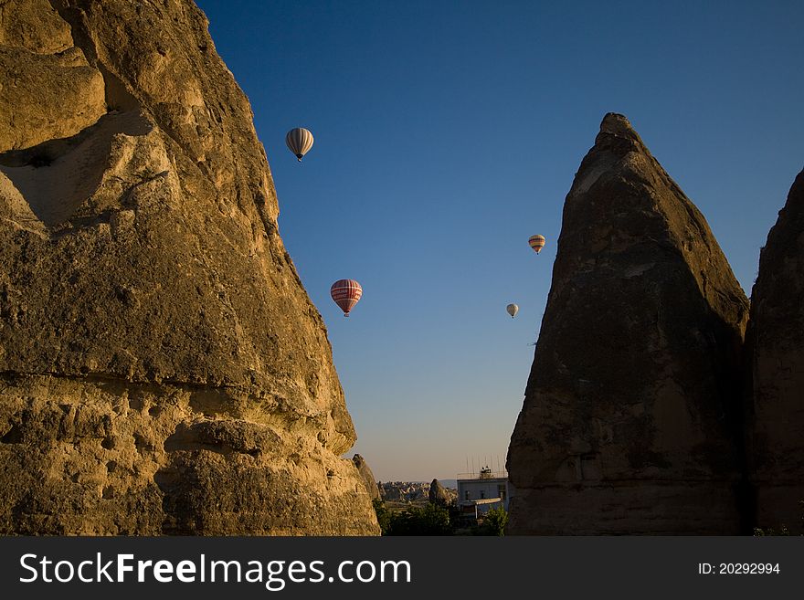 Hot Air Balloons In Cappadocia