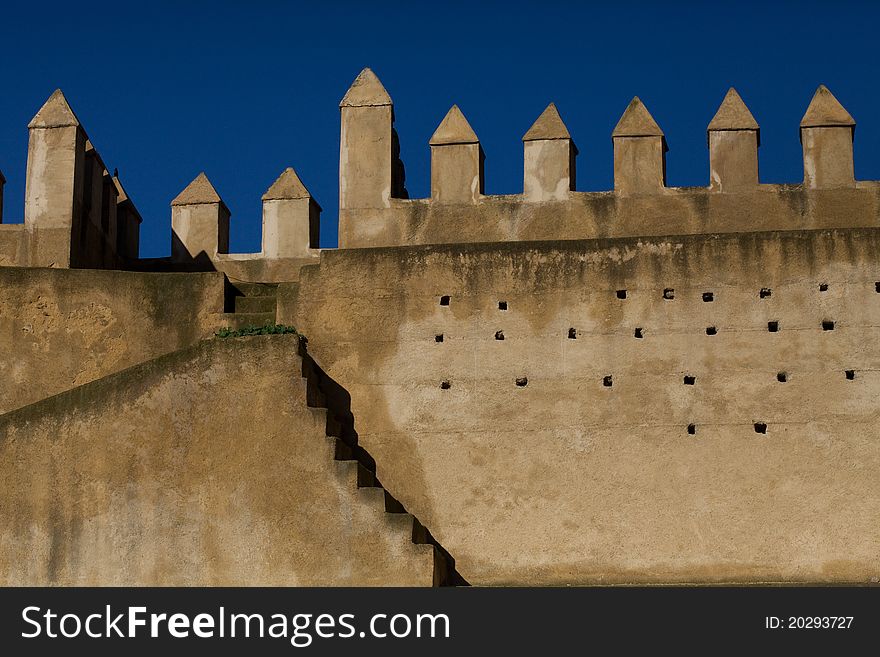 Medina Walls In Fez