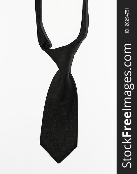 Black necktie for fashion business men