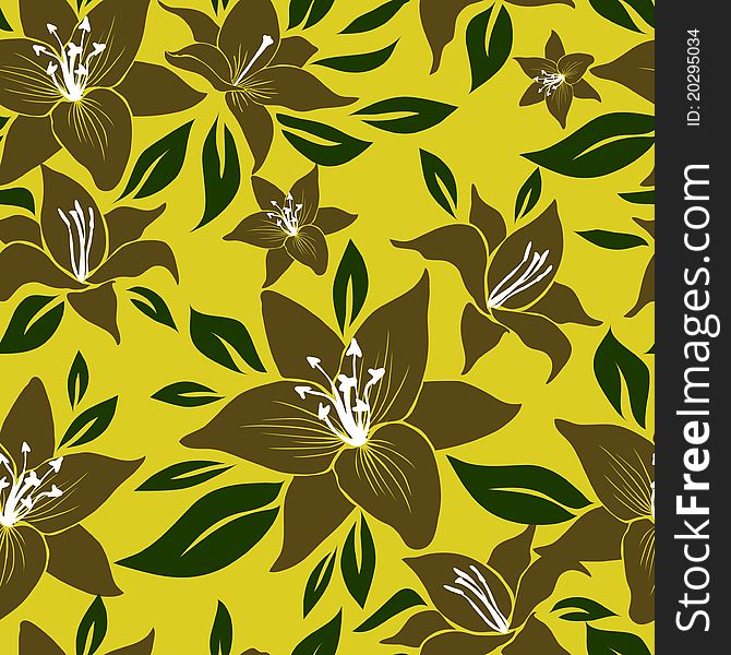 Seamless floral pattern (From my big Seamless collection)