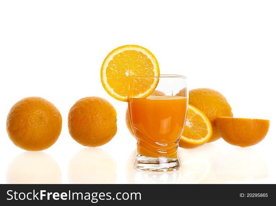 Fresh orange juice