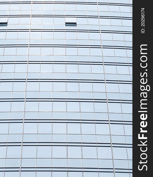 Silver Office Building Glass Wall