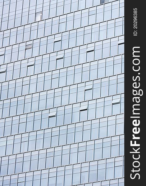 Silver Office Building Glass Wall