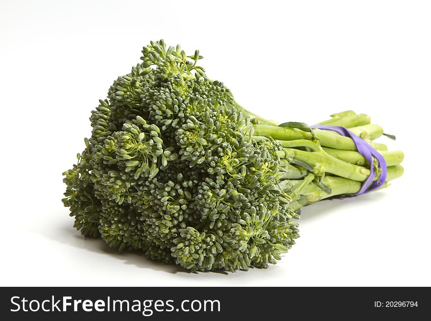 Bunch of fresh biological broccoli