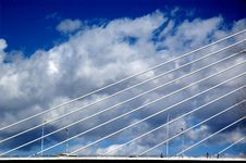 Bridge And Clouds Stock Image