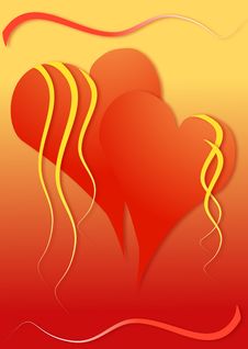 Hearts On Fire Stock Image Hearts On Fire Stock Image