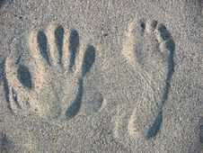 Photo Footprints On Beach Sand Royalty Free Stock Photos Photo Footprints On Beach Sand Royalty Free Stock Photos