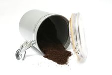 Coffee Jar Royalty Free Stock Photo Coffee Jar Royalty Free Stock Photo