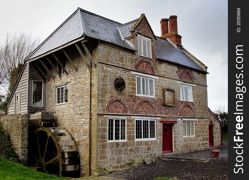 Water Mill in Rural England. Water Mill in Rural England