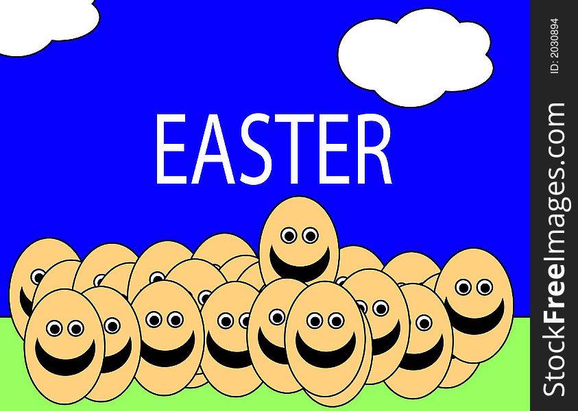 A simple toon based image of some egg men, this image is suitable for images relating to Easter and food. A simple toon based image of some egg men, this image is suitable for images relating to Easter and food.