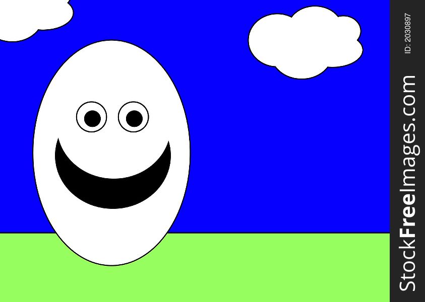 A simple toon based image of a egg man, this image is suitable for images relating to Easter and food. A simple toon based image of a egg man, this image is suitable for images relating to Easter and food.