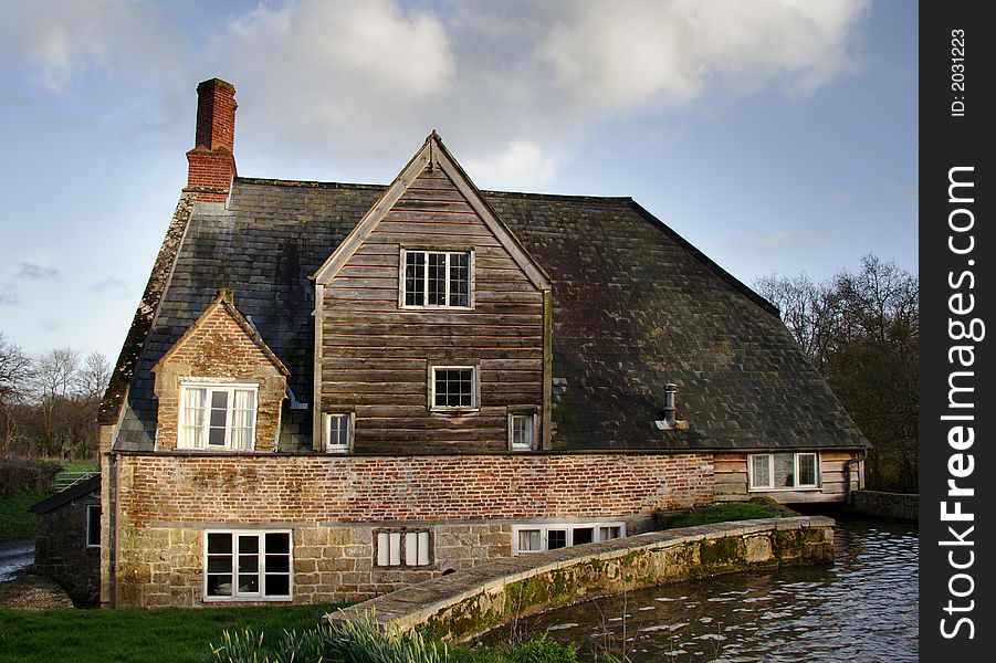 Water Mill in Rural England. Water Mill in Rural England