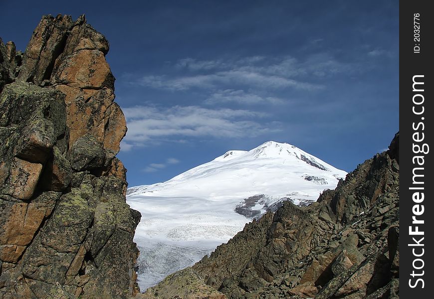 Mountain Elbrus.5642m.