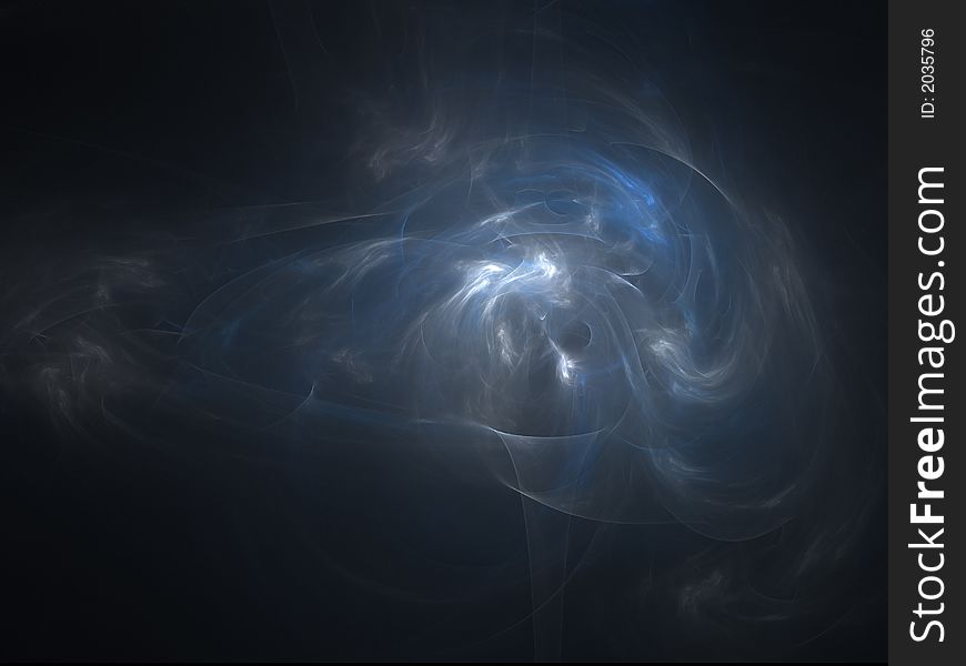 Blue Smoke, it is a computer generated image