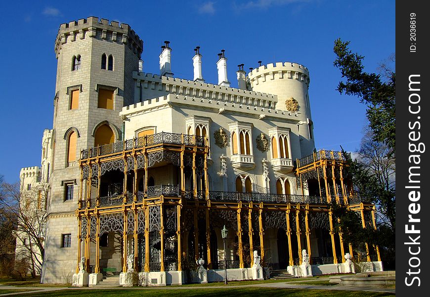 Castle hlubokÃ¡ pearl southern Bohemia. Castle hlubokÃ¡ pearl southern Bohemia