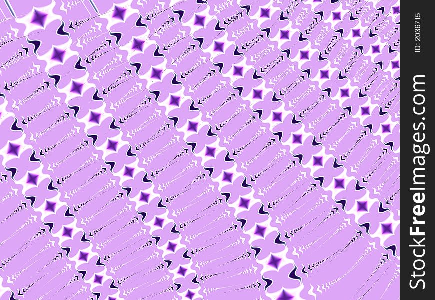 Crosses Arrows Pattern Purple