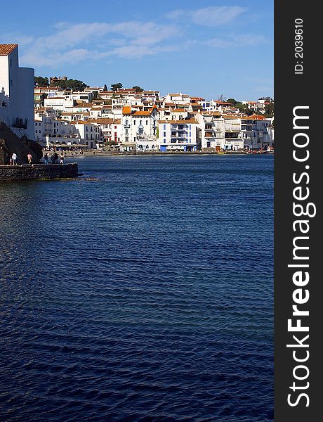 Typical view of teh town of Cadaques. Typical view of teh town of Cadaques