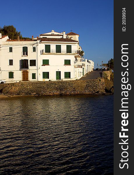 Partial view of the town of Cadaques, Catalonia, Spain, Europe. Partial view of the town of Cadaques, Catalonia, Spain, Europe