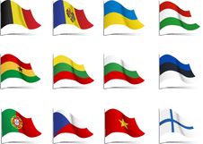 Flags Royalty Free Stock Photo