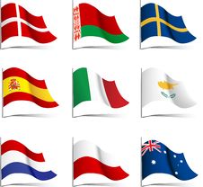 Flags. Stock Image