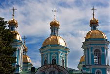 St. Nicholas Cathedral In Saint-Petersburg, Russia Royalty Free Stock Images St. Nicholas Cathedral In Saint-Petersburg, Russia Royalty Free Stock Images