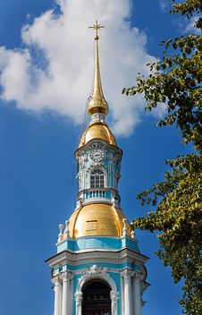 St. Nicholas Cathedral In Saint-Petersburg, Russia Stock Image St. Nicholas Cathedral In Saint-Petersburg, Russia Stock Image